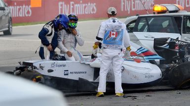 Felipe Massa: Crashed on final lap of Canadian GP