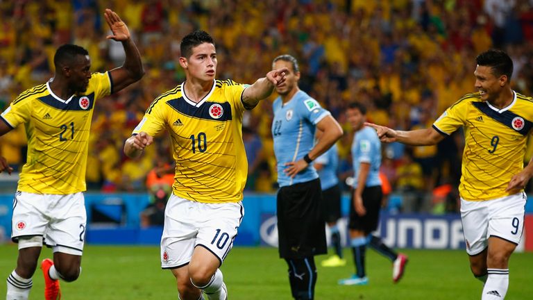 Colombia 2 - 0 Uruguay - Match Report & Highlights