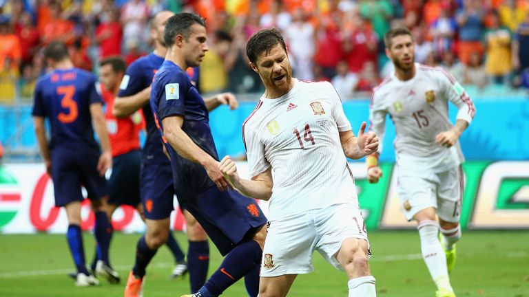 Xabi Alonso: Had fired Spain in front from the spot