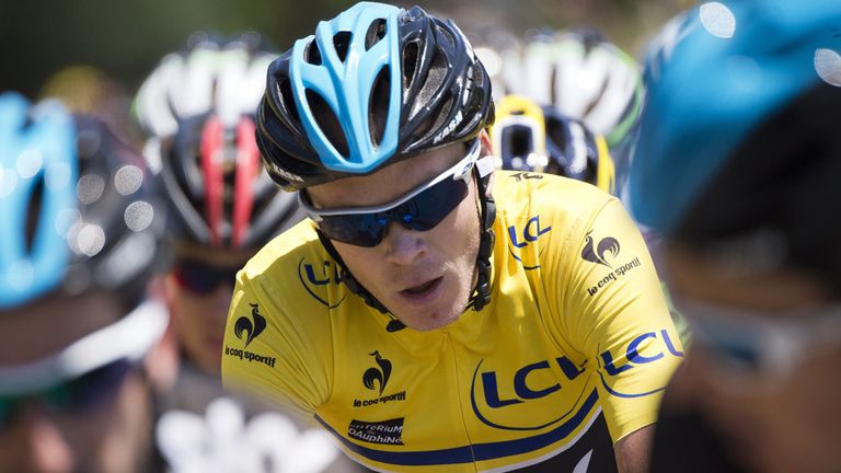 Chris Froome fought off an attack from Alberto Contador to retain the race lead.