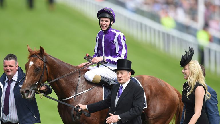 Joseph O'Brien was smiling - but the bookmakers weren't - after the Investec Derby
