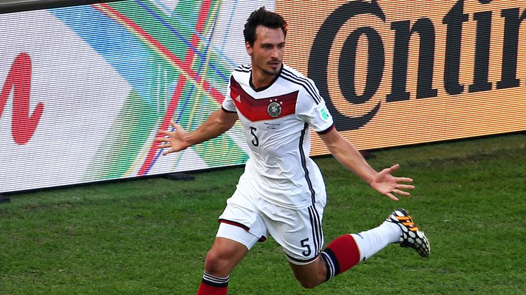 Hummels won the World Cup with Germany in Brazil last summer