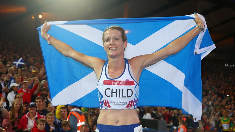 Eilidh Child: Was beaten to 400m hurdles gold by Jamaica's Kaliese Spencer