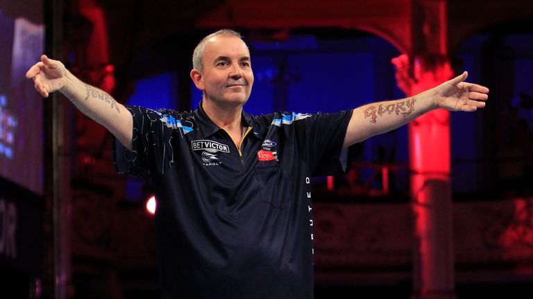 See all nine darts that have been hit in the World Matchplay