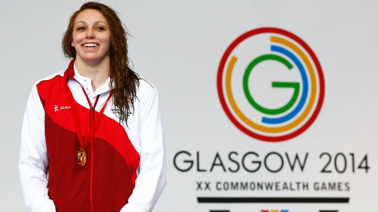 Sophie Taylor: Won gold in the women's 100m breaststroke final