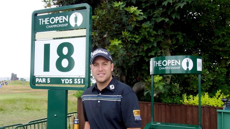 Matthew Southgate arrives at the last in Wednesday's practice round                                        