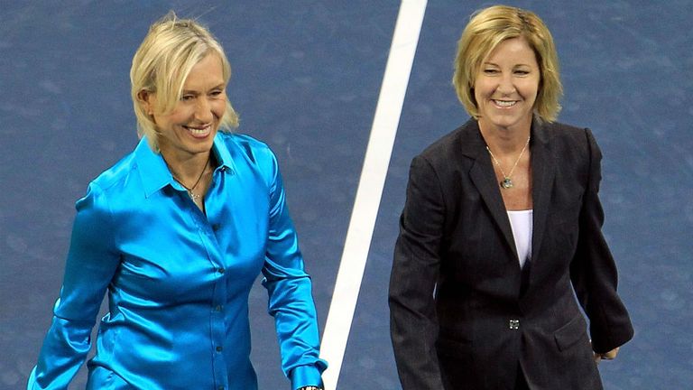 martina navratilova v chris evert (1973-1988)