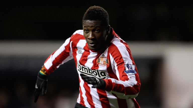 Gyan spent two years at Sunderland