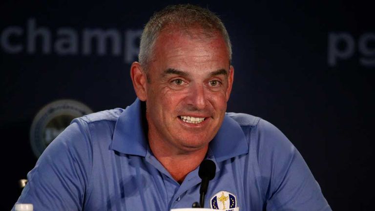 Paul McGinley: Proud to see Europe as Ryder Cup favourites