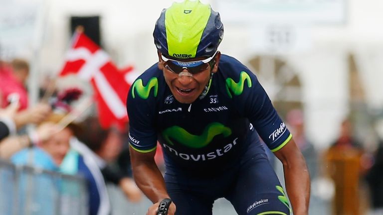 Nairo Quintana claimed his first Grand Tour victory in 2014