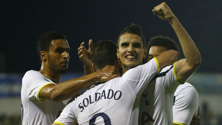 Erik Lamela: Helped to inspire a Tottenham fight back