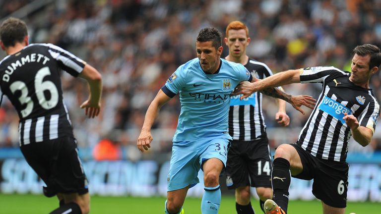 Stevan Jovetic: Happy at Manchester City