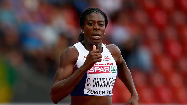 Christine Ohuruogu: Competes for Great Britain in the Women's 400m heats at the European Athletics Championships