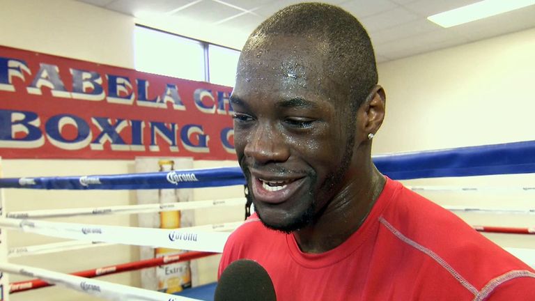 Deontay Wilder: Challenging for a world title this weekend