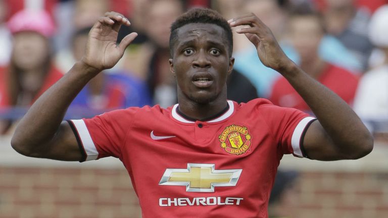 Wilfried Zaha: Manchester United winger happy to be back at Selhurst Park