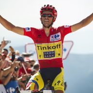 Alberto Contador claimed his second stage win of the race