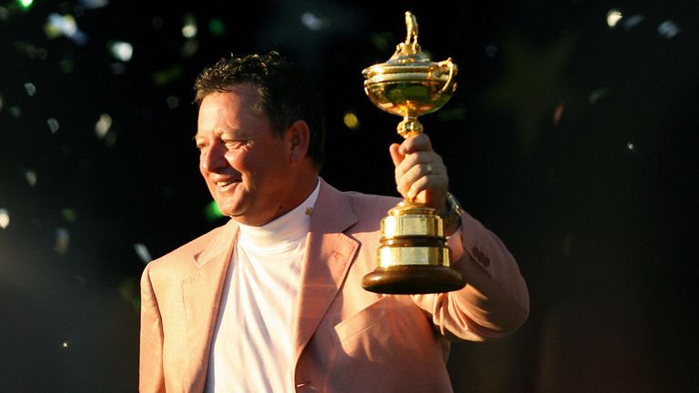 Ian Woosnam fue el victorioso capitán de la Ryder Cup en el K Club en 2006