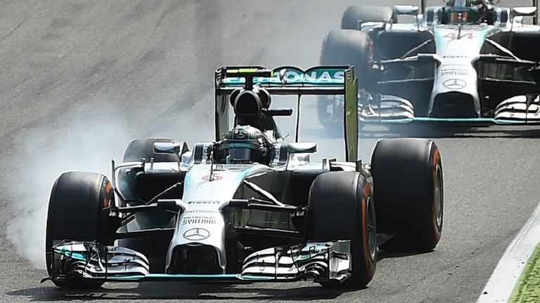 Rosberg lost last September's Italian GP when he locked up his brakes when being chased down by Hamilton
