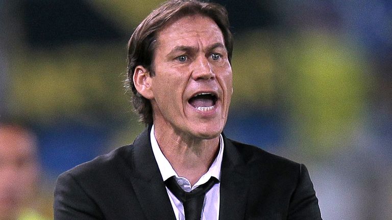 Rudi Garcia is under pressure in the Italian capital