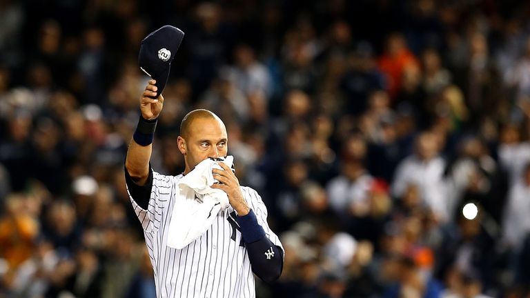 MLB: Retiring shortstop Derek Jeter makes final home appearance for the ...