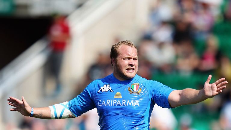 Dario Chistolini: Scored the only try of the contest early on in the second half