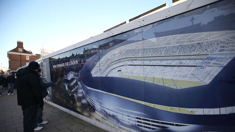 Image of Tottenham's planned new stadium
