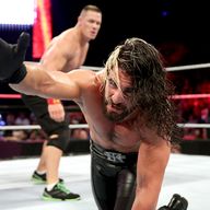Sky Bet feel Seth Rollins (foreground) will lose to John Cena (background) at WWE TLC