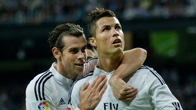 Sky Sports viewers can watch Real Madrid's Gareth Bale and Cristiano Ronaldo challenge for the La Liga title