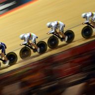 Britain's women's team pursuit team qualified fastest