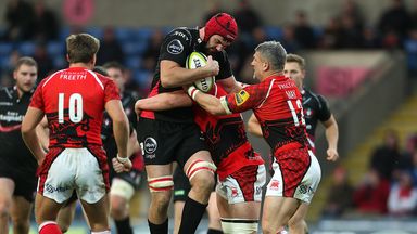 Action from the Kassam Stadium