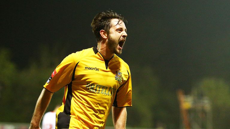 Frannie Collin celebrates after scoring the winning goal
