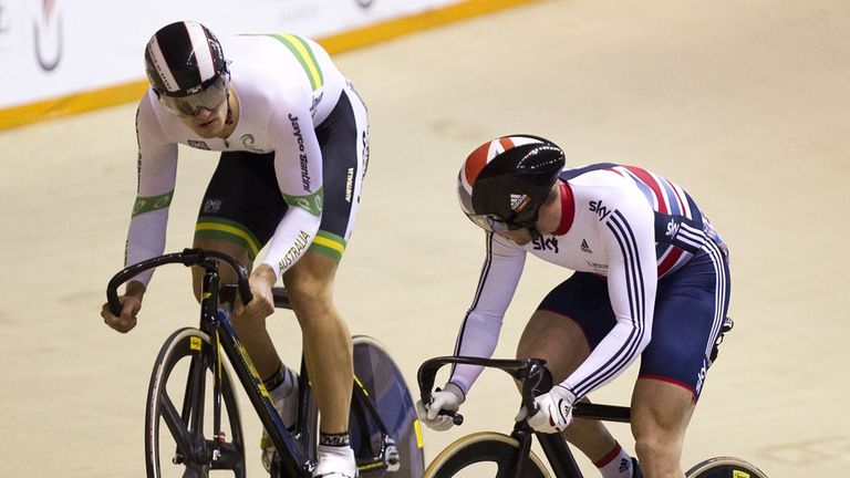 UCI Track Cycling World Cup: Jason Kenny wins second medal with silver ...