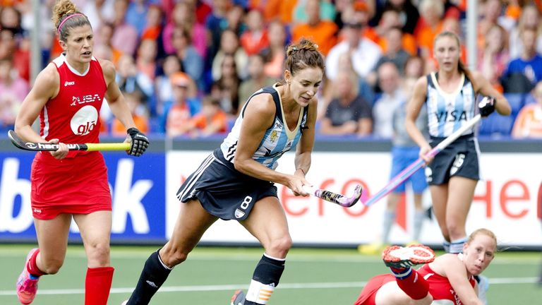 Argentina's Luciana Aymar may be approaching her last tournament