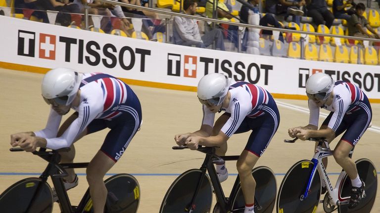 Great Britain claimed a silver medal in the men's team pursuit