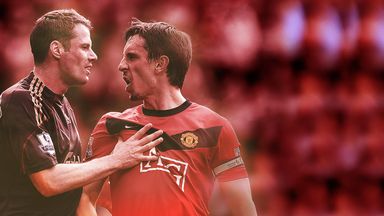 Jamie Carragher and Gary Neville epitomise the fierce rivalry of this fixture