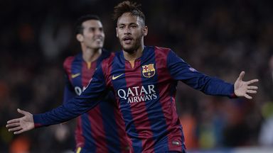 Neymar: Scored twice in win over Elche 