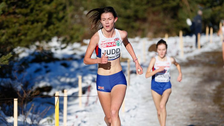 Judd showed her versatility in taking silver in the European U20s Cross Country Championships