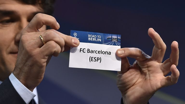 Image result for barcelona champions league draw