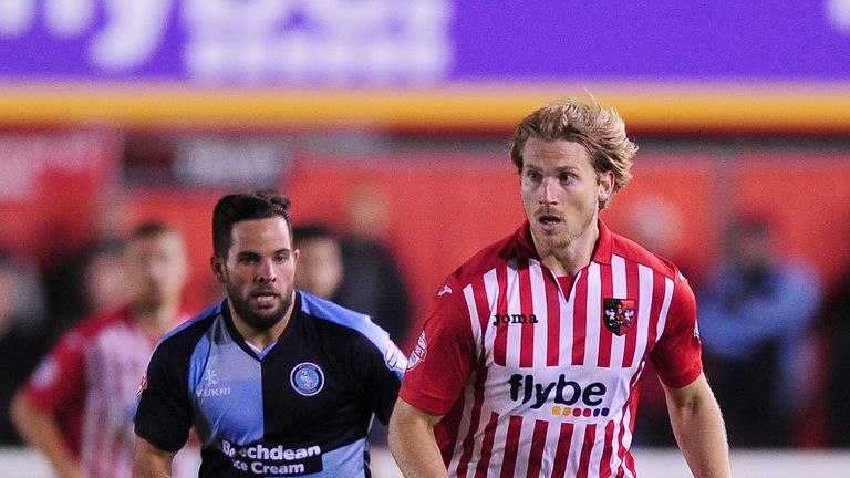 Christian Ribeiro: netted the equaliser for Exeter