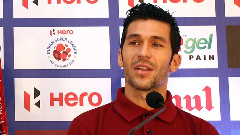 Luis Garcia plays in the Indian Super League for Kerala Blasters