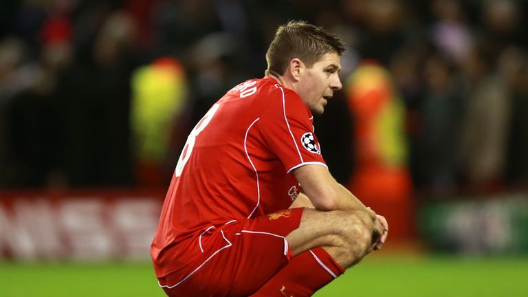 Steven Gerrard: late goal was not enough for Liverpool