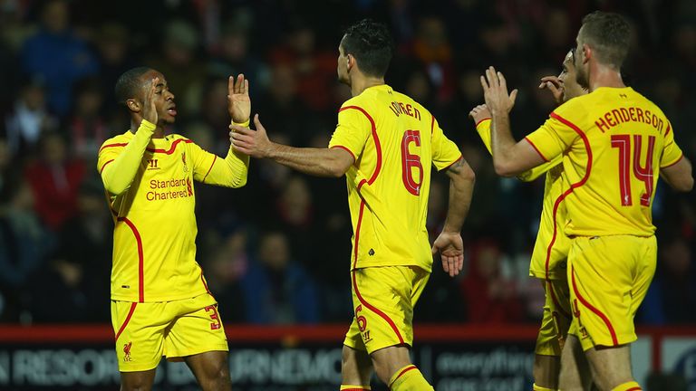 Raheem Sterling: Celebrates helping his side progress