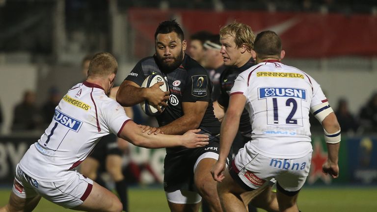  Billy Vunipola was back to his rampaging best for Saracens