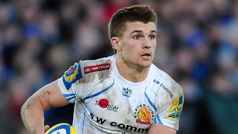Henry Slade: Scored 27 points as Exeter win away from home