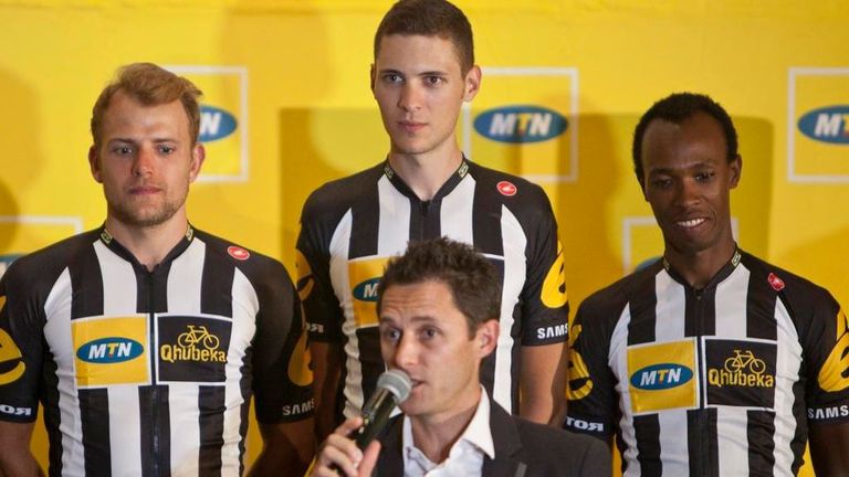 MTN-Qhubeka's team is made up of a mix of African and European riders
