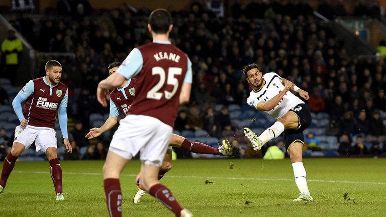Nacer Chadli fired Spurs ahead in the second half