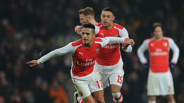 Alexis Sanchez grabbed an assist and a goal.