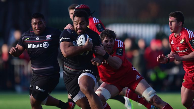   Billy Vunipola: Was a handful for the Munster defence