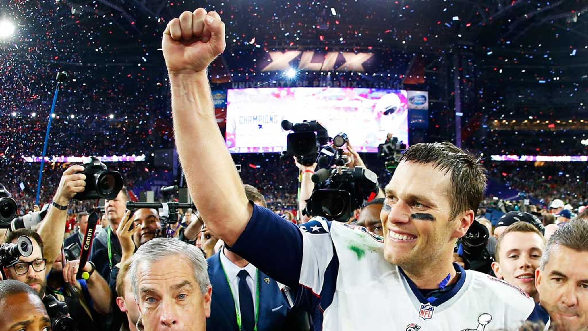 Tom Brady's best of Super Bowl XLIX Media Day 