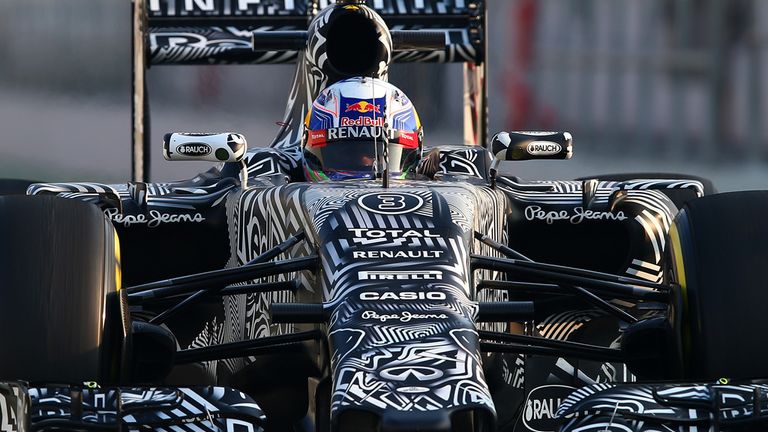 Closing the gap: Daniel Ricciardo in Red Bull's Renault-powered RB11